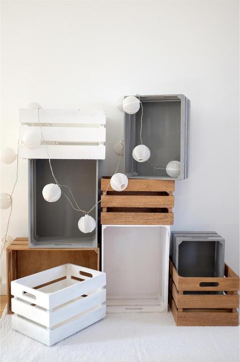 Produktbild HTI-Living Aufbewahrungskiste Holz (31 x 21 x 19.5 cm)