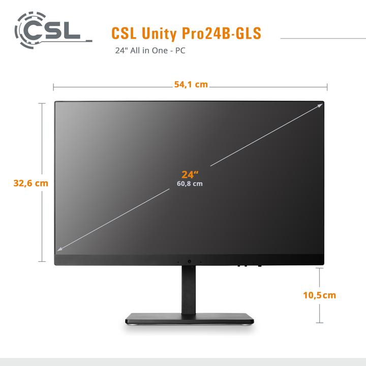 Produktbild CSL Unity Pro – F24B-GLS (Intel Celeron N4120, 16 GB, 512 GB, Intel UHD Graphics)
