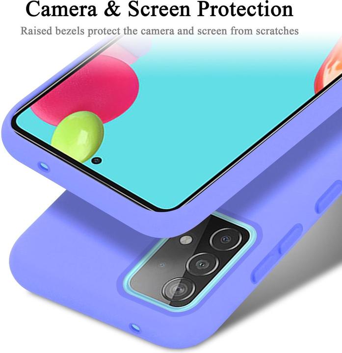 Immagine prodotto Cadorabo Copertura della cassa del silicone liquido TPU (Samsung Galaxy A52 5G)