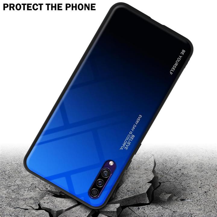 Productafbeelding Cadorabo TPU 2 kleuren glasdekking (Samsung Galaxy A30, Samsung Galaxy A50)