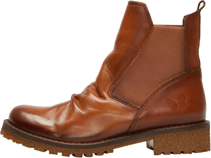 Felmini Die Chelsea-Stiefelette Caster C801 von hat ein Obermaterial aus Glattleder mit einem elasti