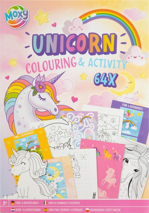 Grafix Libro da colorare e attività sull'unicorno