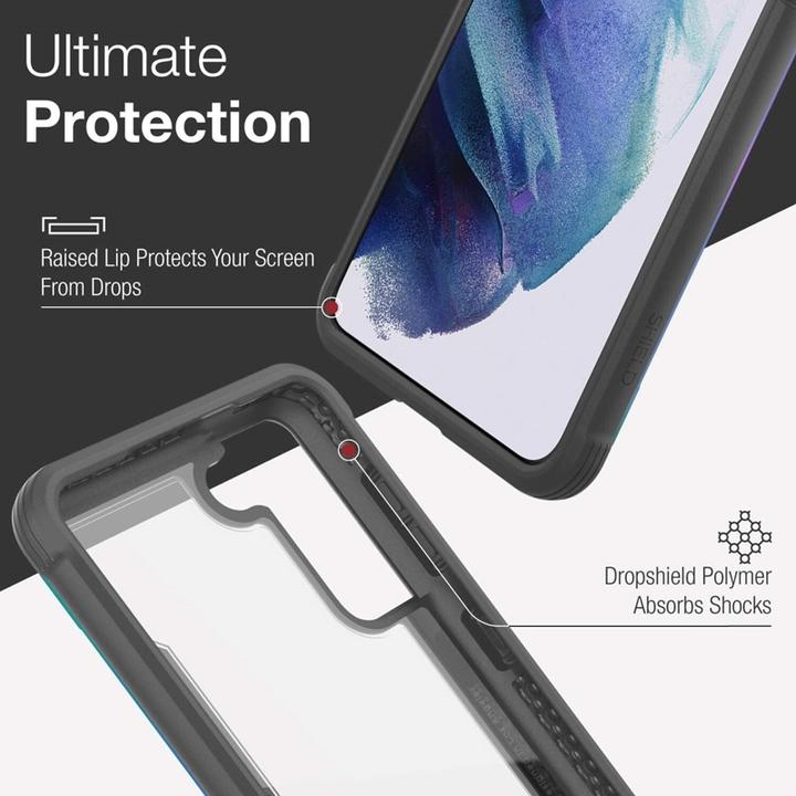 Immagine prodotto Puro DĖKLAS X-Doria Raptic Shield alluminiowe Samsung Galaxy S21+ (Protezione antimicrobica) (Samsung Galaxy S21+)