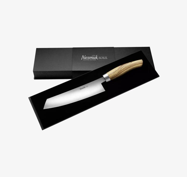 Image du produit Nesmuk Couteau de chef SOUL marron clair rayé (18 cm)