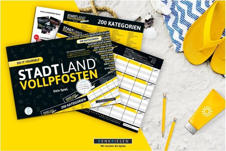 Produktbild Denkriesen Stadt Land Vollpfosten - Do It Yourself-Edition - Dein Spiel (Deutsch)