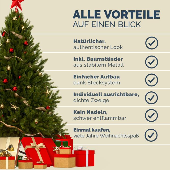 Produktbild Casaria Weihnachtsbaum (150 cm)