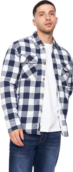 Marineblau/Weiss