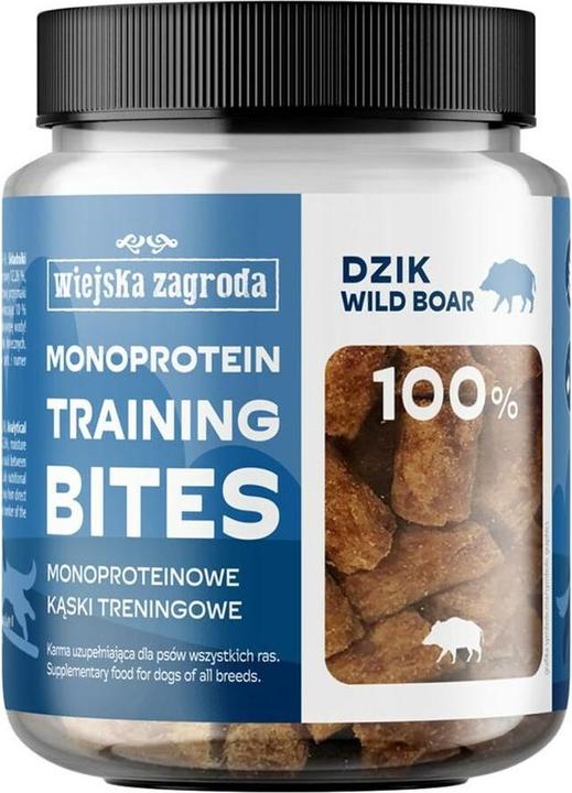Produktbild Wiejska Zagroda Monoprotein training bites Wild boar - dog treat - 150g (1 Stk., 150 g)