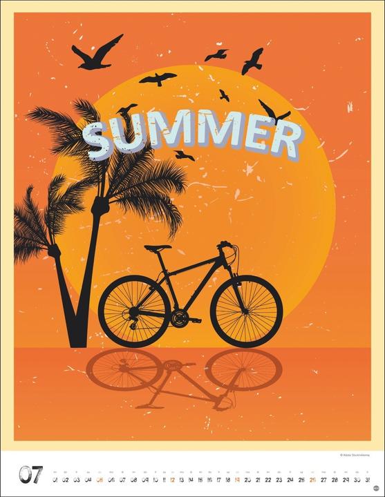 Produktbild Bike Art Posterkalender 2026 (34 x 44 cm, Harter Einband, Deutsch)