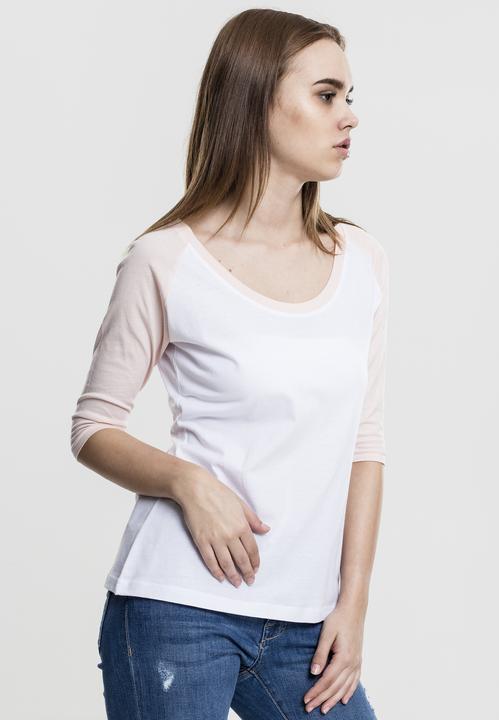Image du produit Urban Classics Ladies 3/4 Contrast Raglan Tee (XS)