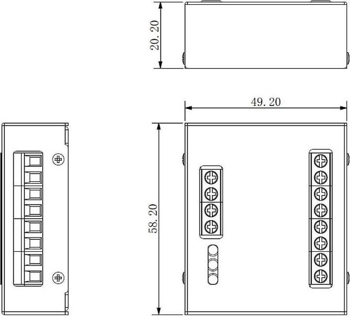 Image du produit Dahua MODULE CONTRÔLEUR DE PORTE EXT./DEE1010B-S2