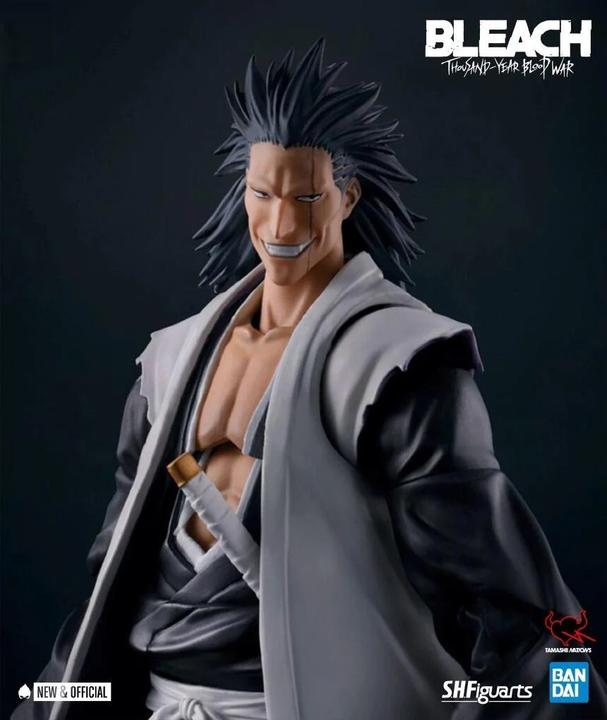 Actual product image Tamashii Nation Bleach: Thousand-Year Blood War S.H. Figuarts Action Figure Kenpachi Zaraki 17 cm