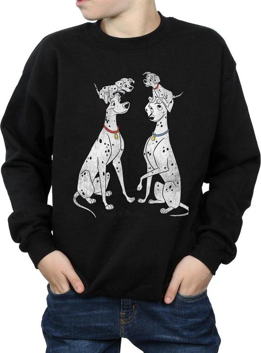 Actual product image Disney Boys 101 Dalmatians Classic Pongo And Perdita Sweatshirt (140, 146)