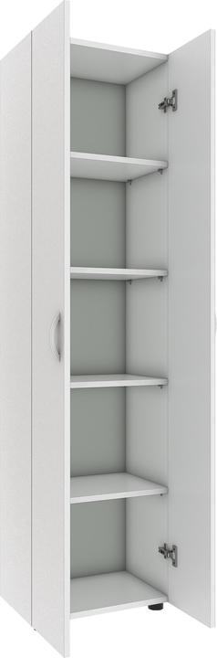 Actual product image VCM Office Cabinet Books Folders Filing Cabinet Office Furniture Cabinet Ulas 5-Fold Hinged Doors (49 x 34 x 178 cm)