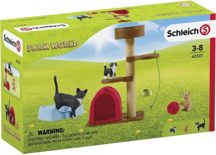 Actual product image Schleich Play fun for cute cats