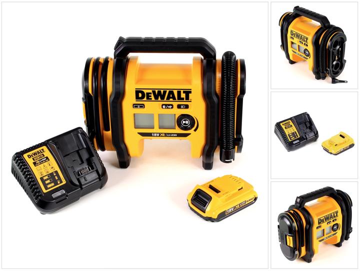 DeWalt DCC 018 N Akku Luftkompressor 18V 11bar KFZ + 1x Akku 2,0Ah + Ladegerät (11 Bar, 14.70 l)