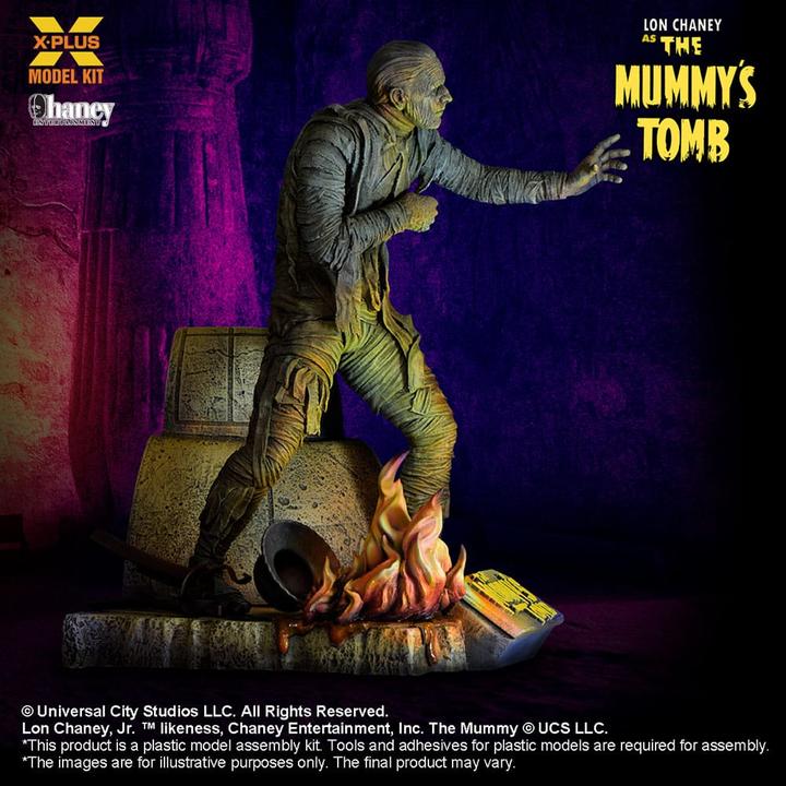 Immagine prodotto X-Plus La Tomba della Mummia Kit di modellini in plastica 1/8 Lon Chaney Jr. come Mummia 23 cm