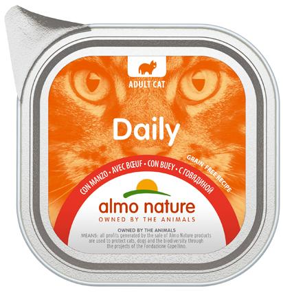 Almo Nature Daily Adult Menu mit Rind (Adult, 1 Stk., 100 g)
