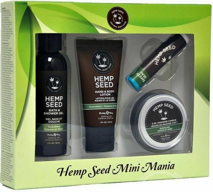 Actual product image Earthly Body Hemp Seed Mini Mania Travelset - Guavalava