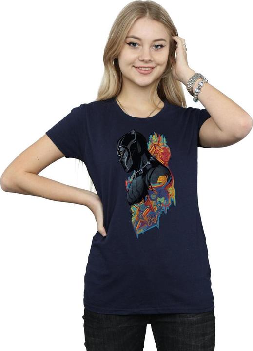 Immagine prodotto Maglietta in cotone con profilo Pantera Nera Donna/Ladies (S)