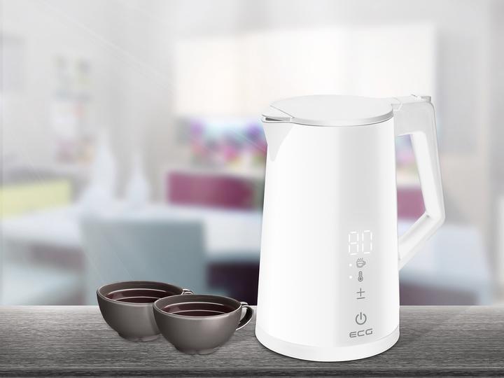 Produktbild ECG RK 1893 Digitouch electric kettle White (1.70 l)
