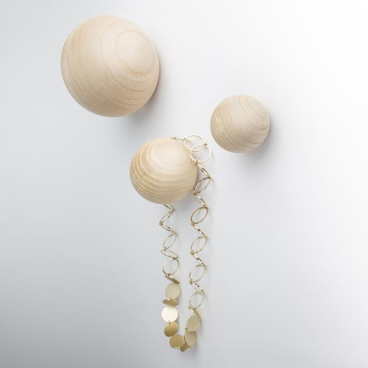 Actual product image kommod Balls wall hooks set of 3