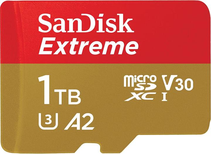 SanDisk Extreme microSD A2 (1000 GB, microSDXC, U3, UHS-I)
