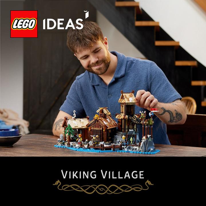 Image du produit LEGO Ideas Village viking (21343, LEGO Ideas, LEGO difficiles à trouver)