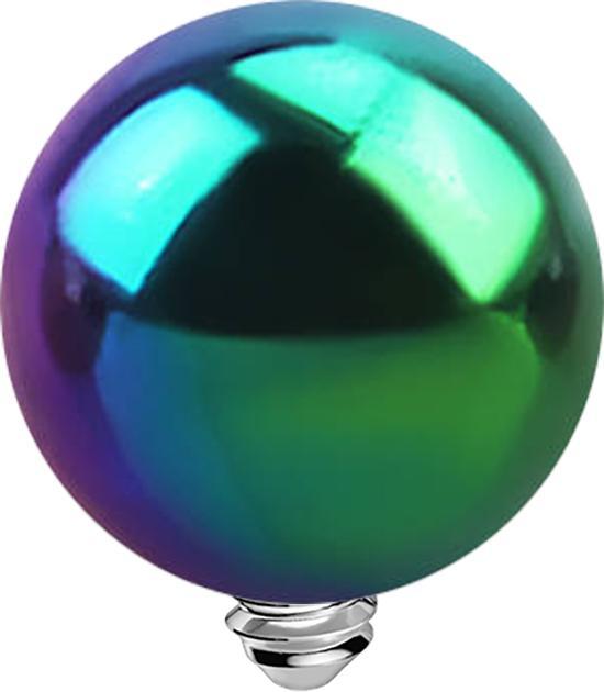 Immagine prodotto Star Piercing Palla di ancoraggio dermica colorata (senza ottone, Acciaio chirurgico 316L)