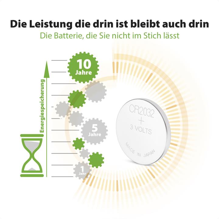 Produktbild GP Batteries Lithium CR2032 (2 Stk., CR2032, 240 mAh)