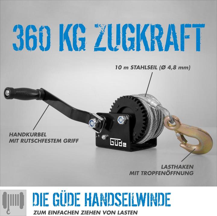 Produktbild Güde Seilwinde