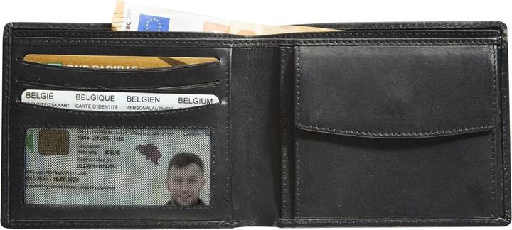 Produktbild Maverick Urban Classic Portemonnaie Leder - schwarz