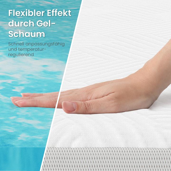 Image du produit Bestschlaf Topper en mousse de gel, hauteur 4 cm (80 x 190 cm)