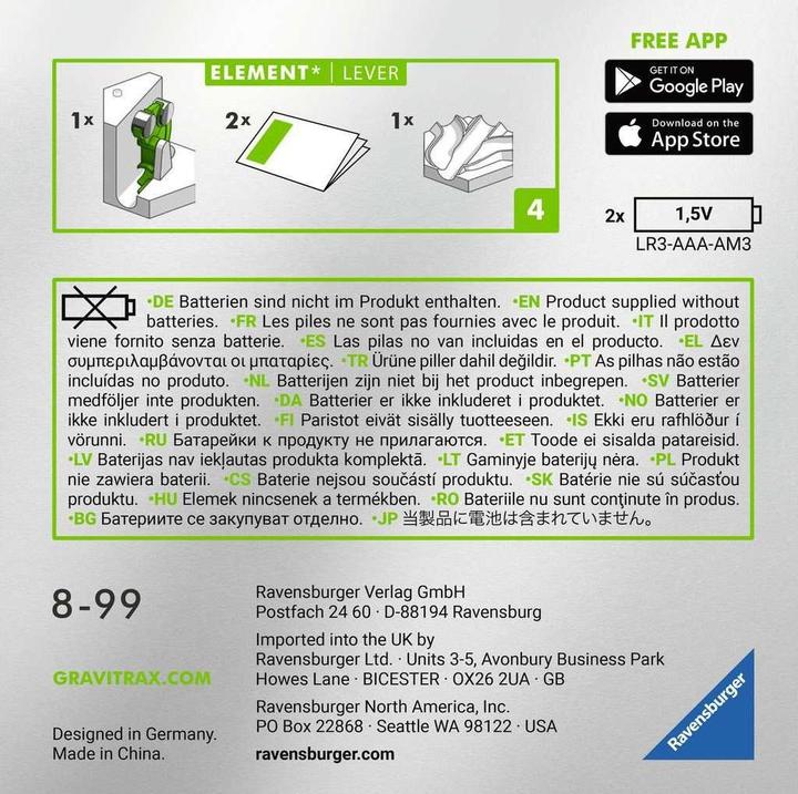 Actual product image Ravensburger GraviTrax GraviTrax C Lever