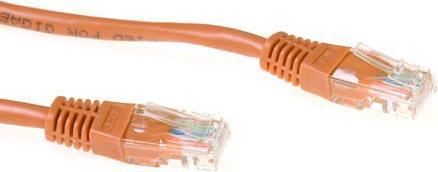Produktbild Brown 0.5 meter U/UTP CAT5E patch cable with RJ45 connectors CAT5E U/UTP BROWN 0.50M (U/UTP, CAT5e, 0.50 m)