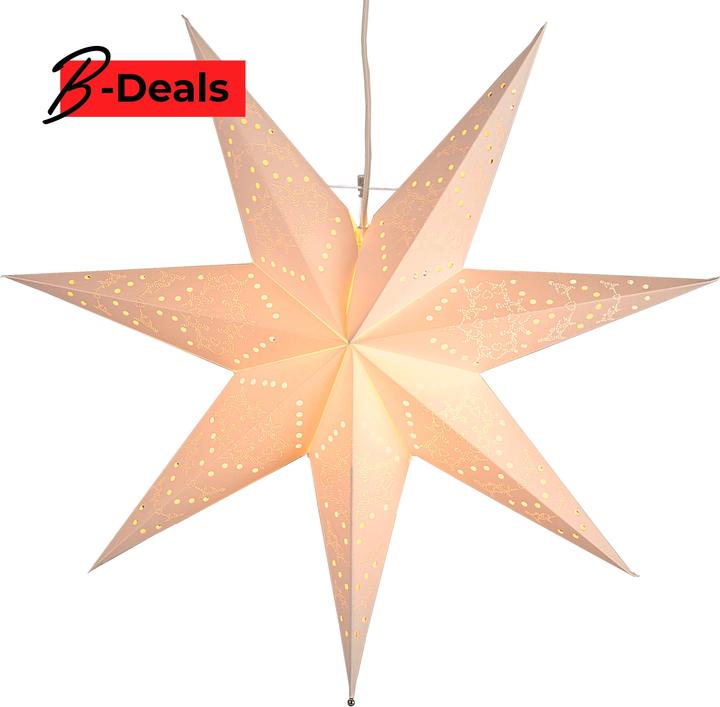 Produktbild Star Trading Papiersterne zum Aufhängen | Weihnachtsstern Fenster | Papierstern Beleuchtet | Weihnac