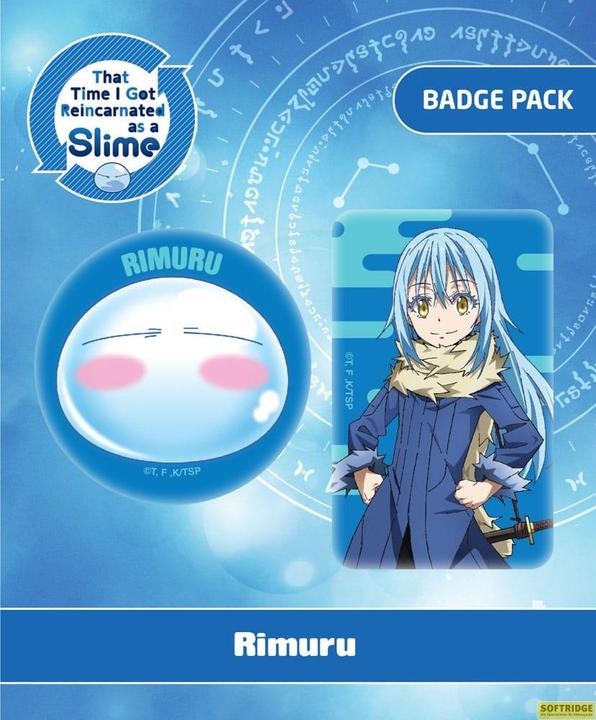 POPbuddies That Time I Got Reincarnated as a Slime Ansteck-Buttons Doppelpack Rimuru