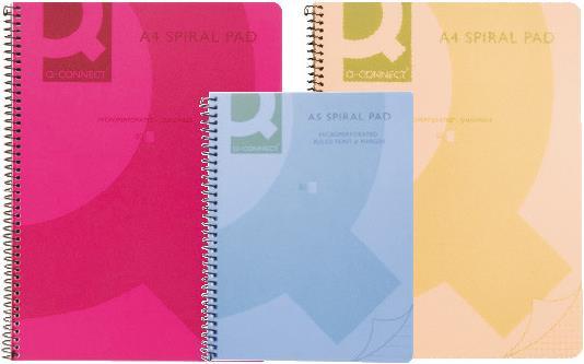 Actual product image Q-Connect Spiral notebook (A4, Checked)