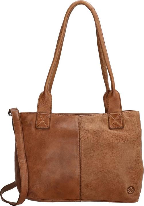 Produktbild HIDE & Stitches Paint Rock Shopper Schulterbeutel Cognac