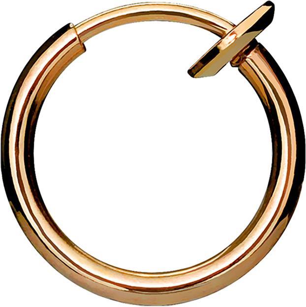 Star Piercing Fake Nasenring rosegold mit Titanium Beschichtung (ohne Messing, Chirurgenstahl 316L)