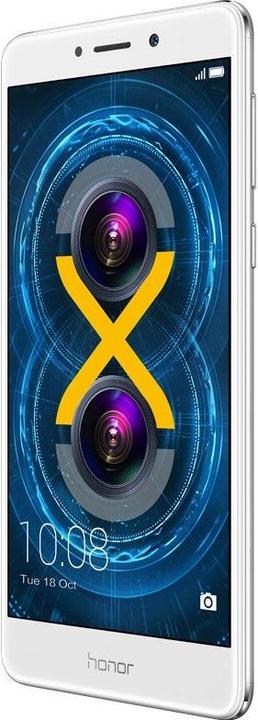 Produktbild Honor 6x (32 GB, Silver, 5.50", Hybrid Dual SIM, 12 Mpx, 4G)
