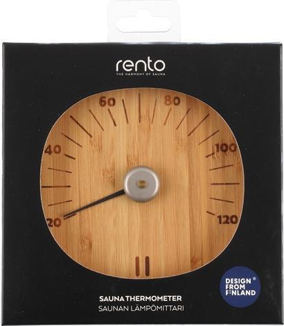 Image du produit Rento Thermomètre De Sauna En Bambou