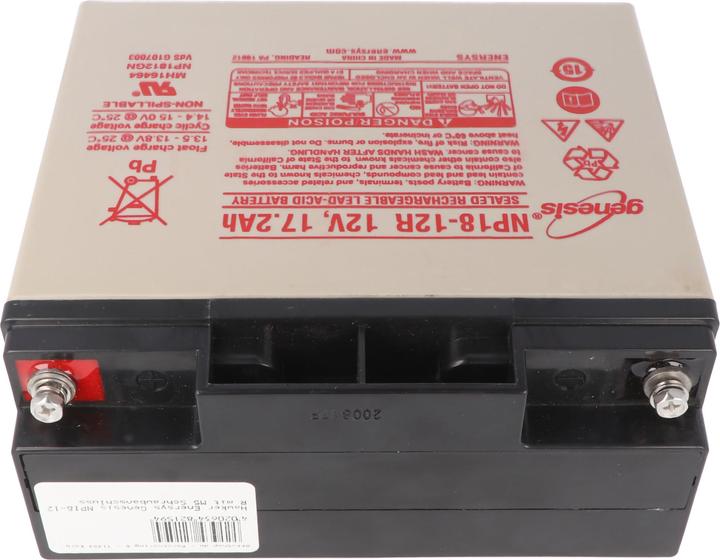 Immagine prodotto Hawker Energy Hawker Enersys Genesis NP18-12R con connessione a vite M5 (12 V, 17 Ah)