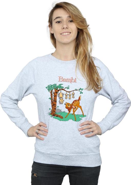 Actual product image Disney Womens/Ladies Bambi Tilted Up Sweatshirt (XXL)