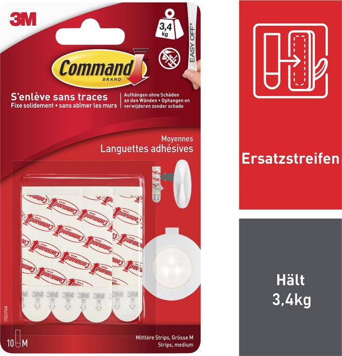 Produktbild Command Montagestreifen M wasserdicht (3.40 kg)
