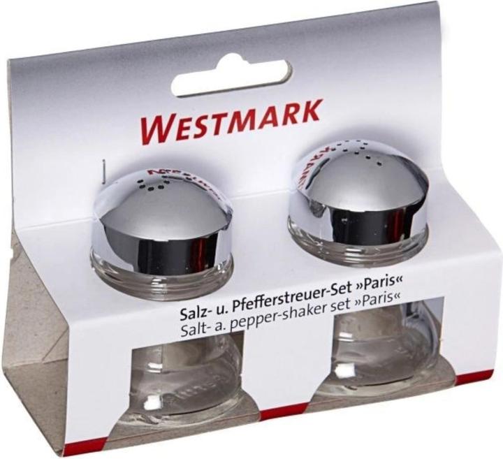 Produktbild Westmark 2-tlg. Set Salz- und Pfefferstreuer »Paris-Chrome« (Salz, Pfeffer)