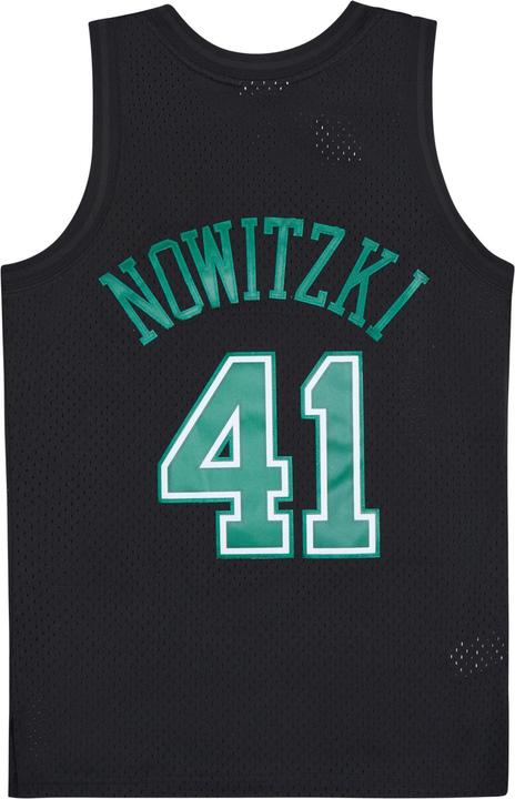 Produktbild Mitchell & Ness NBA Dallas Mavericks Dirk Nowitzki Black Team Color Swingman Trikot Herren (L)