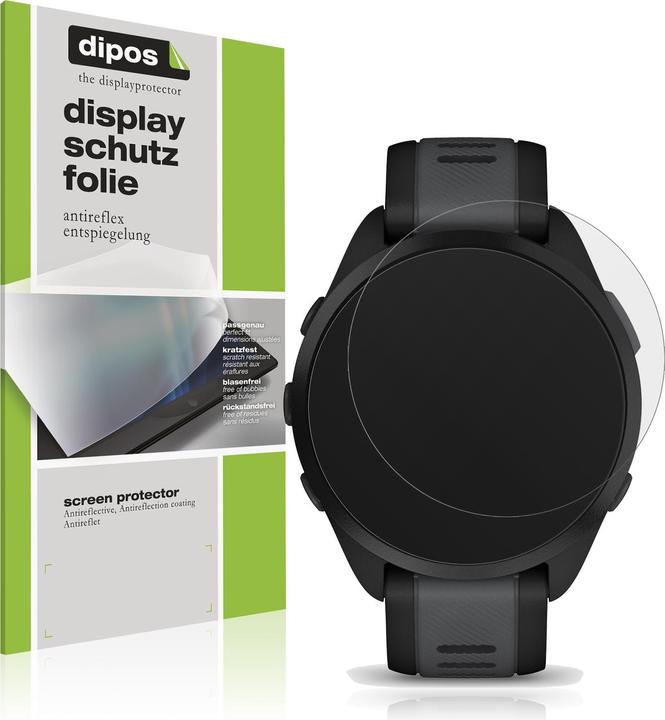 Actual product image Dipos Screen Protector Anti-Glare for Garmin Forerunner 165