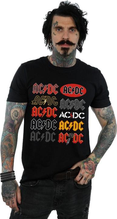 Image du produit AC/DC - T-shirt MULTI LOGOS - Homme (3XL)