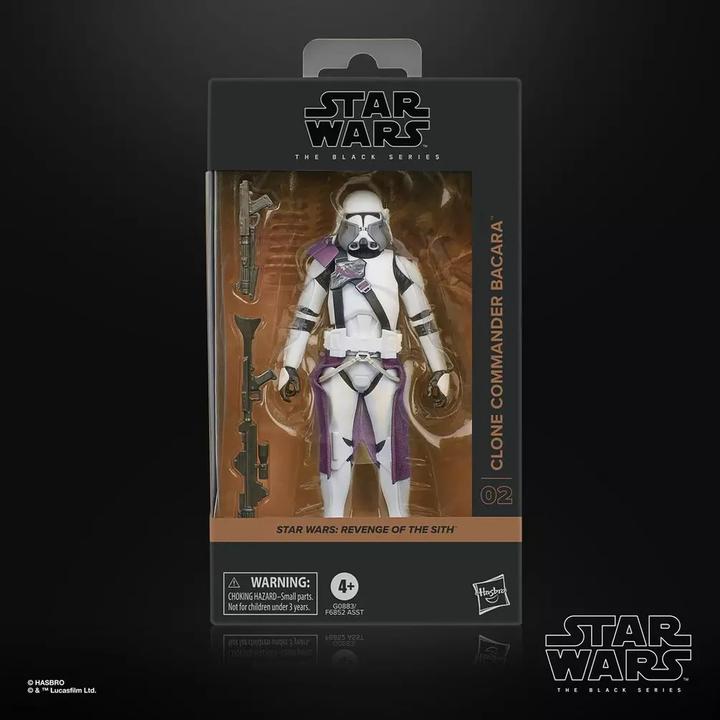Produktbild Hasbro Star Wars Episode III Black Series Clone Commander Bacara